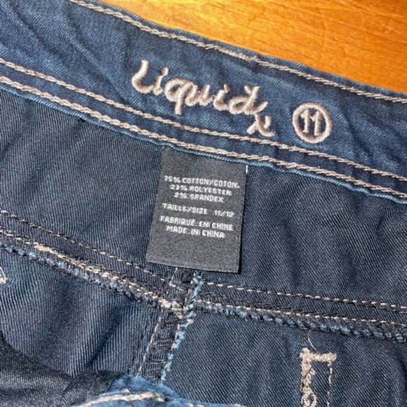 Liquid X Midrise Straight Leg Jeans Pants - Picture 4 of 11